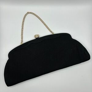 Vintage Black Evening Clutch